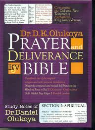 KJV Prayer And Deliverance Bible T/I B/L Black  - D K Olukoya